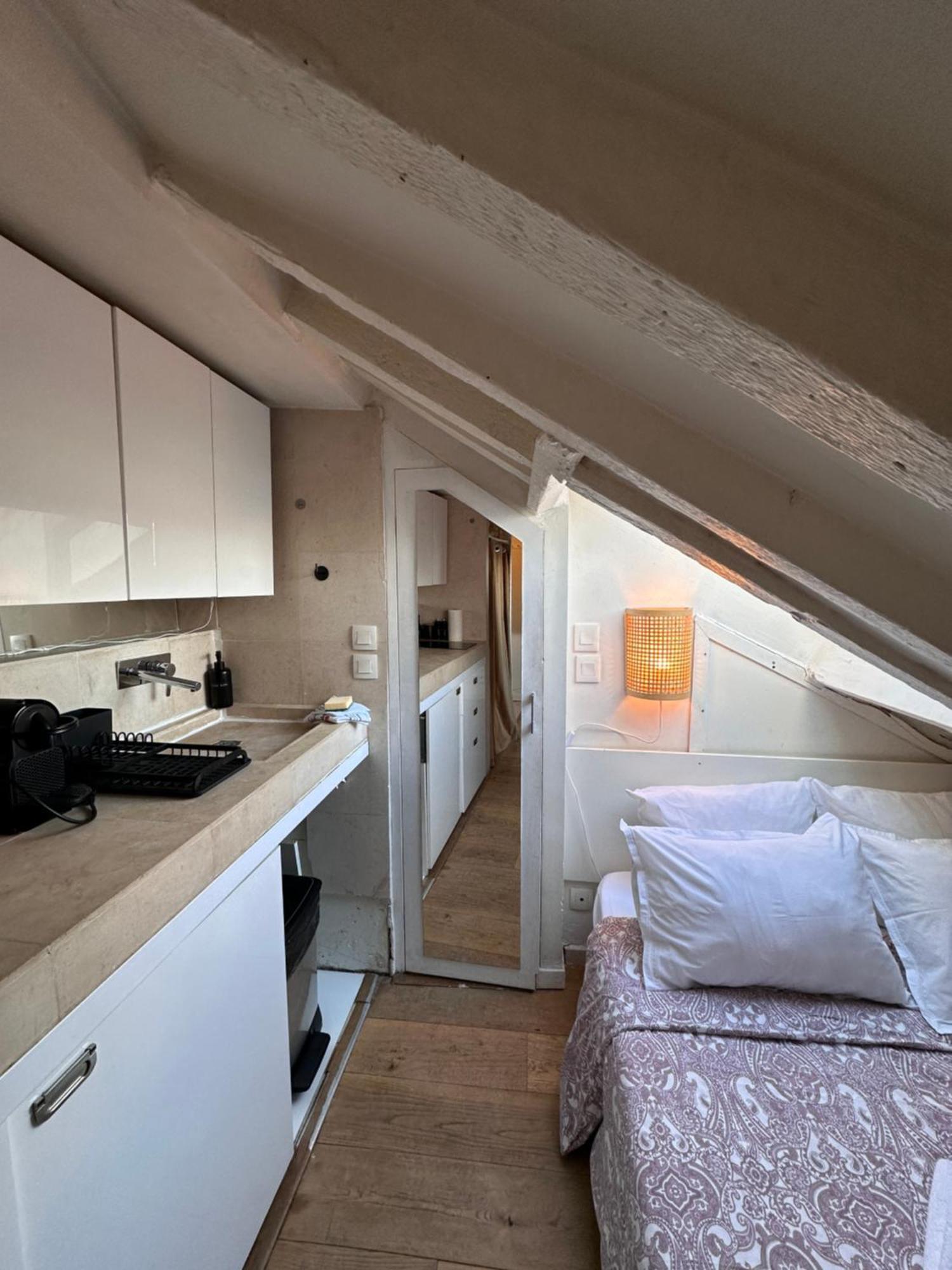 Marais Rooftop Studio - Metro Filles Du Calvaire Daire Paris Dış mekan fotoğraf