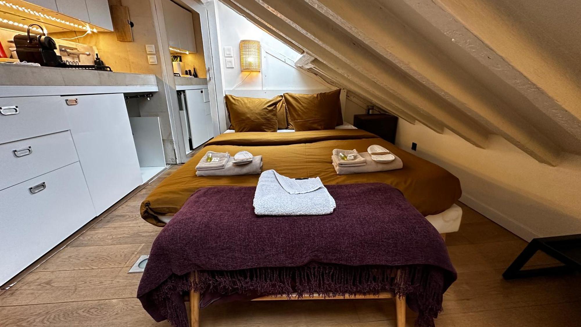 Marais Rooftop Studio - Metro Filles Du Calvaire Daire Paris Dış mekan fotoğraf